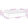 Rama Łóżka Narożnego z Materacem Inny 2 pcs Kremowy Aksamit