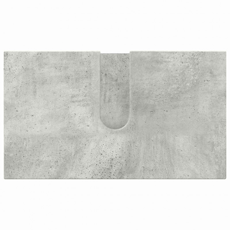 Zestaw mebli łazienkowych z szufladą 5 pcs Betonowy szary
