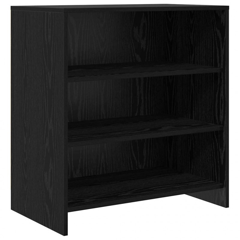 Bufet 2 pcs Czarny Dąb 70 x 41 x 75 cm Materiał drewnopochodny