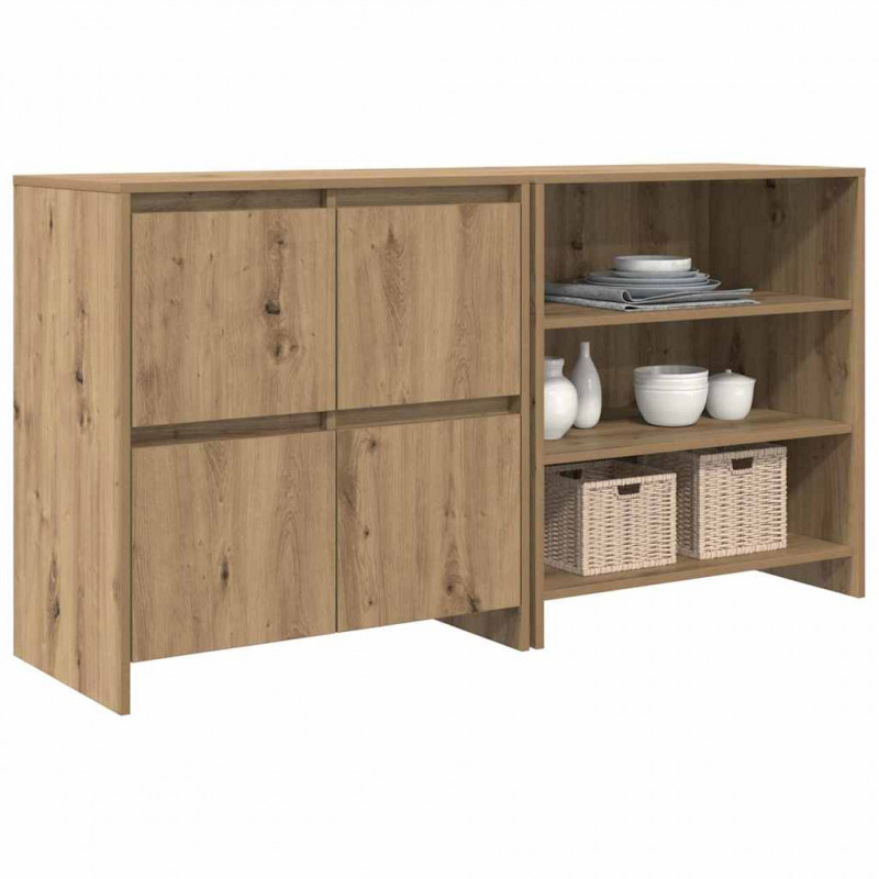 Bufet 2 pcs Dąb rzemieślniczy 70 x 41 x 75 cm