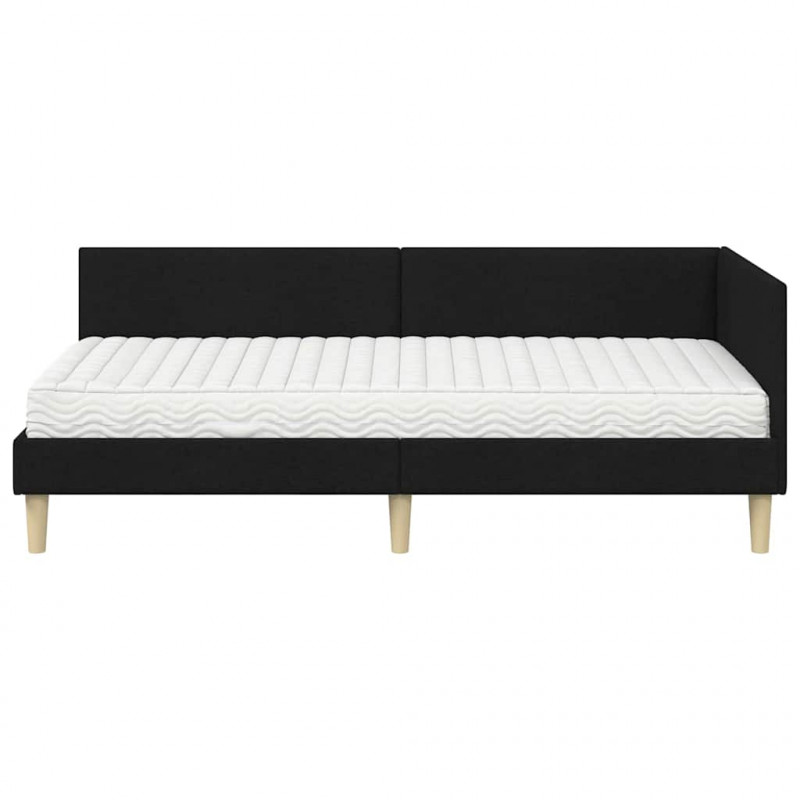 Rama Łóżka Narożnego z Materacem Inny 2 pcs Zielony tkanina