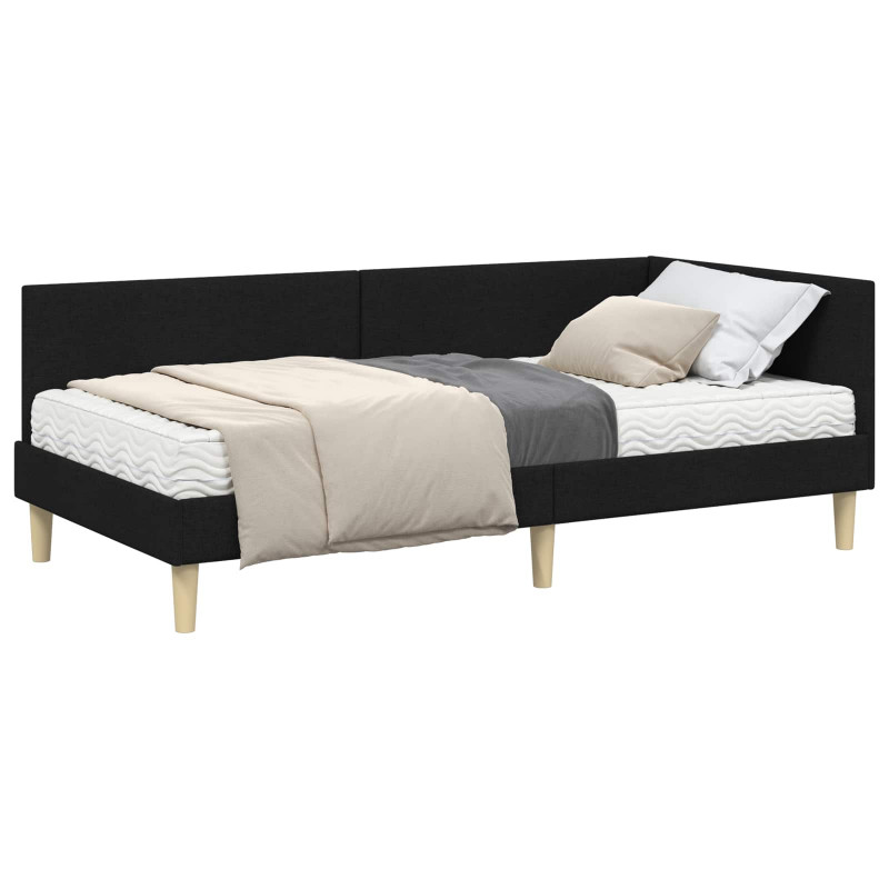 Rama Łóżka Narożnego z Materacem Inny 2 pcs Zielony tkanina