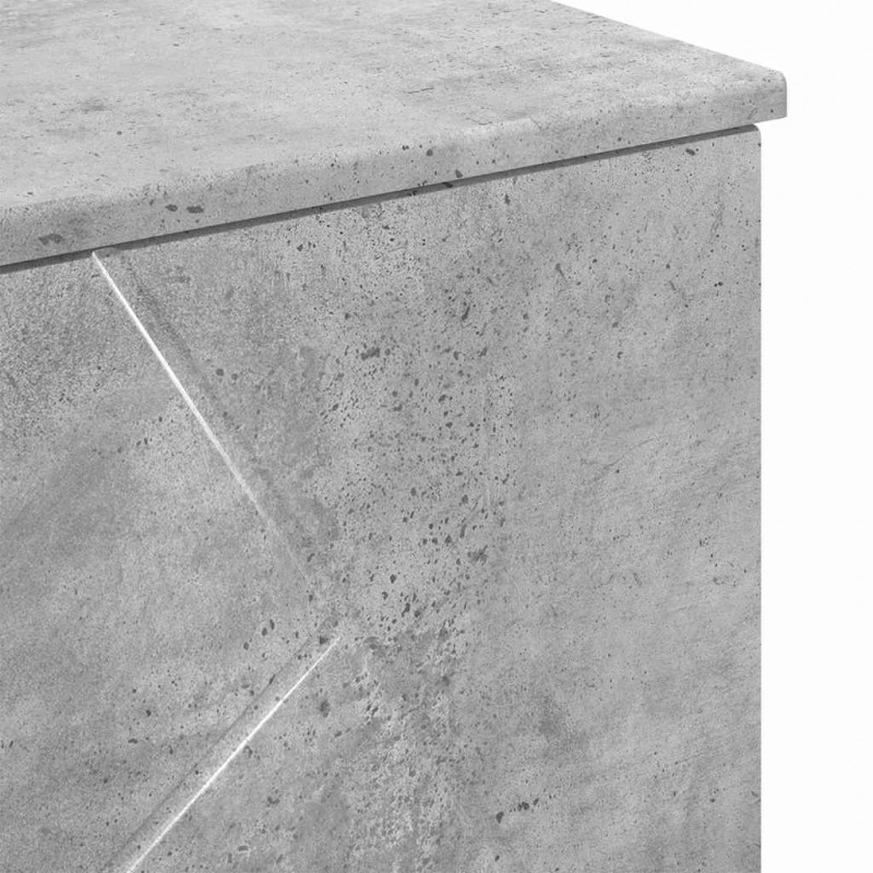 Zestaw mebli łazienkowych z szufladą 3 pcs Betonowy szary