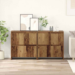 Komody 2 pcs Stare drewno 70 x 41 x 75 cm