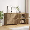 Komody 2 pcs dąb artisan 70 x 41 x 75 cm