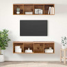 Zestaw szafek RTV 2 pcs Stare drewno 37 x 37 x 142,5 cm