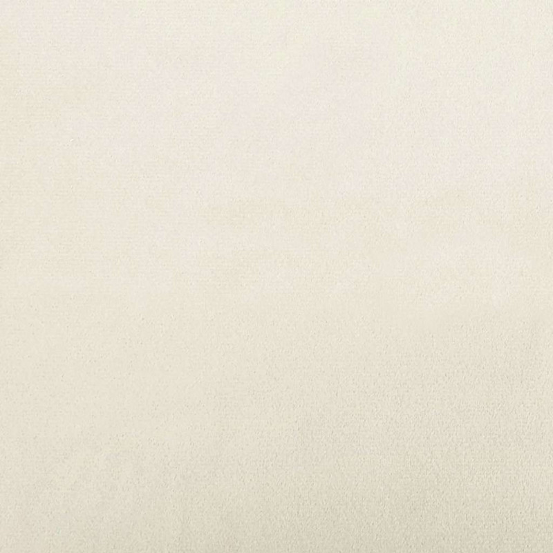 Rama łóżka narożnego Kremowy 100 x 200 cm Aksamit