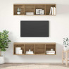 Zestaw szafek RTV 2 pcs Dąb rzemieślniczy 37 x 37 x 142,5 cm