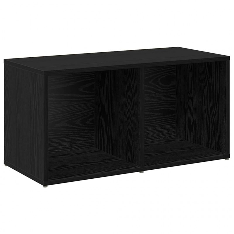 Zestaw szafek RTV 4 pcs Czarny Dąb 37 x 37 x 72 cm