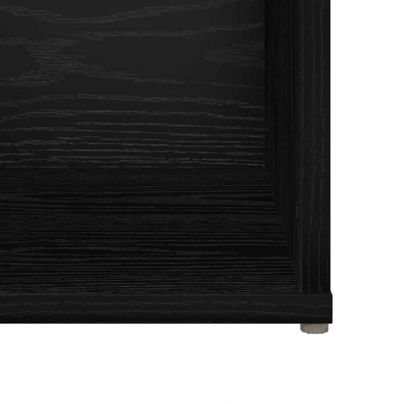 Zestaw szafek RTV 4 pcs Czarny Dąb 37 x 37 x 72 cm