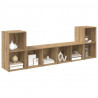 Zestaw szafek RTV 4 pcs Dąb rzemieślniczy 37 x 37 x 72 cm
