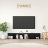 Zestaw szafek RTV 2 pcs Czarny Dąb 37 x 35 x 107cm