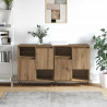 Komody 2 pcs dąb artisan 120 x 35 x 70 cm