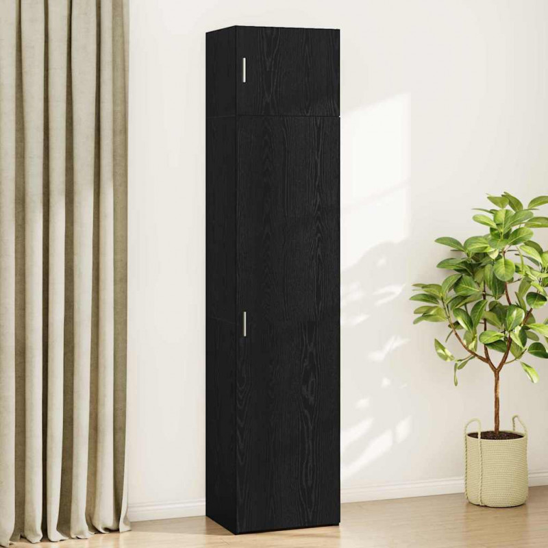 Bufet 3 pcs Czarny Dąb