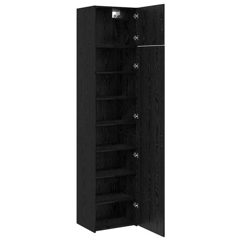 Bufet 3 pcs Czarny Dąb