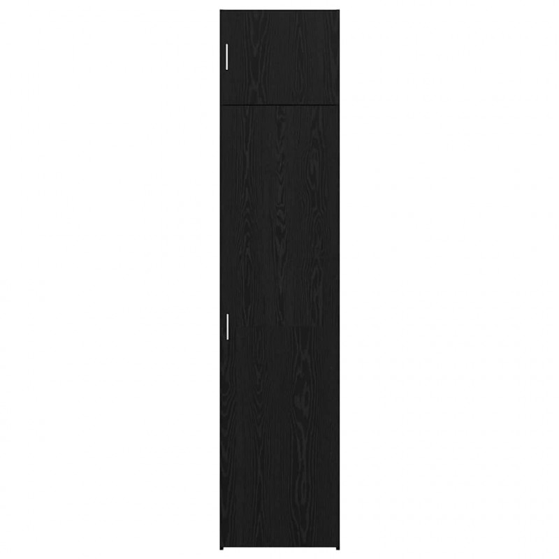 Bufet 3 pcs Czarny Dąb