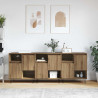 Bufet 3 pcs Dąb rzemieślniczy 60 x 35 x 70 cm