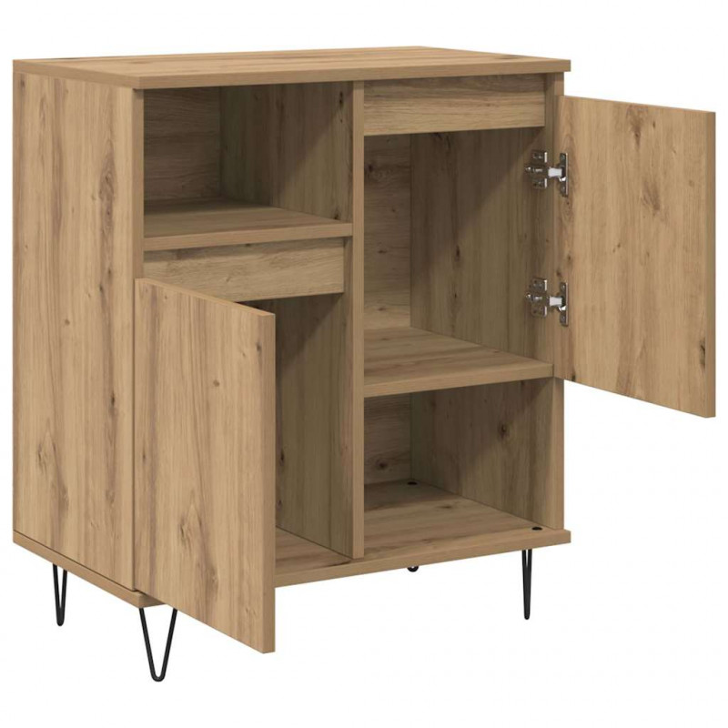 Bufet 3 pcs Dąb rzemieślniczy 60 x 35 x 70 cm