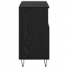 Bufet 3 pcs Czarny Dąb 60 x 35 x 70 cm