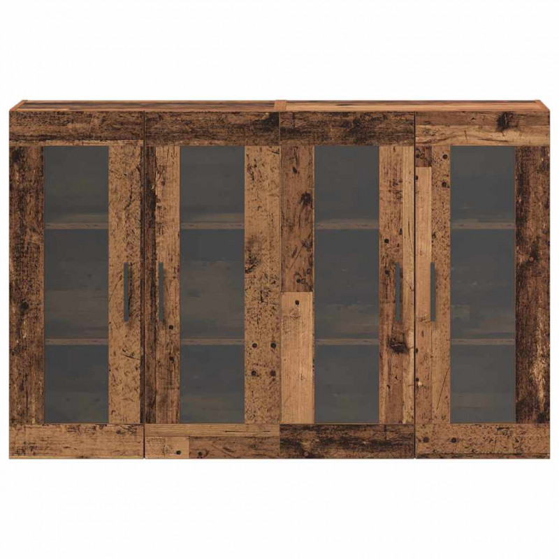 Szafki montowane na ścianie 2 pcs Stare drewno