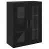 Szafki montowane na ścianie 2 pcs Czarny dąb 69,5 x 34 x 90 cm