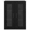 Szafki montowane na ścianie 2 pcs Czarny dąb 69,5 x 34 x 90 cm