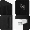 Szafki montowane na ścianie 2 pcs Czarny dąb 69,5 x 34 x 90 cm
