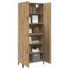 Highboard 2 pcs Dąb rzemieślniczy Materiał drewnopochodny