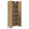 Highboard 2 pcs Dąb rzemieślniczy Materiał drewnopochodny