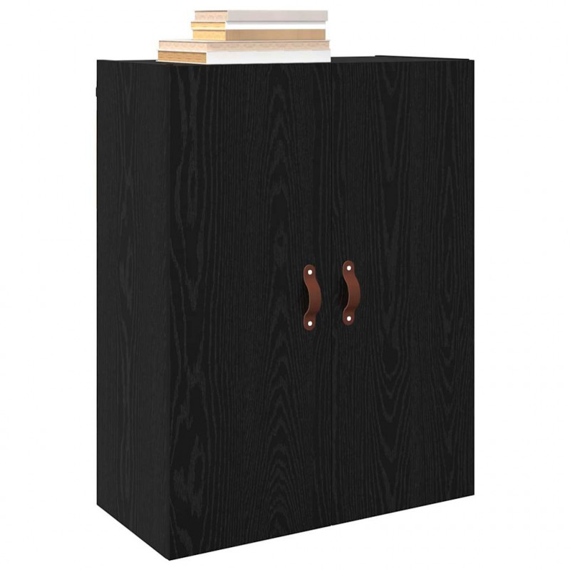 Szafka ścienna 2 pcs Czarny Dąb 69,5 x 34 x 90 cm
