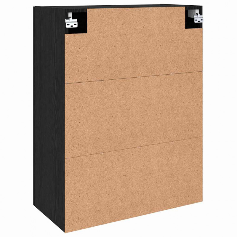 Szafka ścienna 2 pcs Czarny Dąb 69,5 x 34 x 90 cm