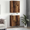 Highboard Montowane na ścianie Stare drewno 69,5 x 34 x 180 cm