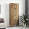 Highboard Montowane na ścianie dąb artisan 69,5 x 34 x 180 cm