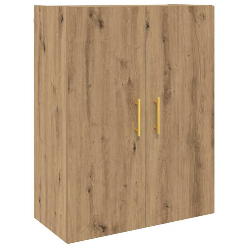 Highboard Montowane na ścianie dąb artisan 69,5 x 34 x 180 cm