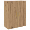 Highboard Montowane na ścianie dąb artisan 69,5 x 34 x 180 cm