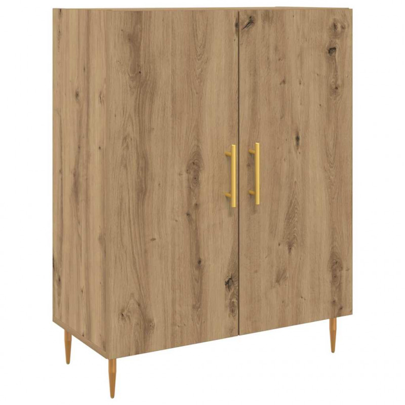 Highboard Montowane na ścianie dąb artisan 69,5 x 34 x 180 cm