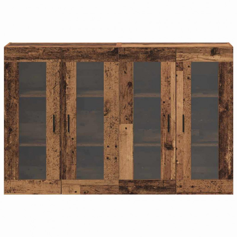 Szafki montowane na ścianie 2 pcs Stare drewno