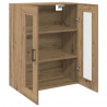 Szafki montowane na ścianie 2 pcs dąb artisan 69,5 x 34 x 90 cm