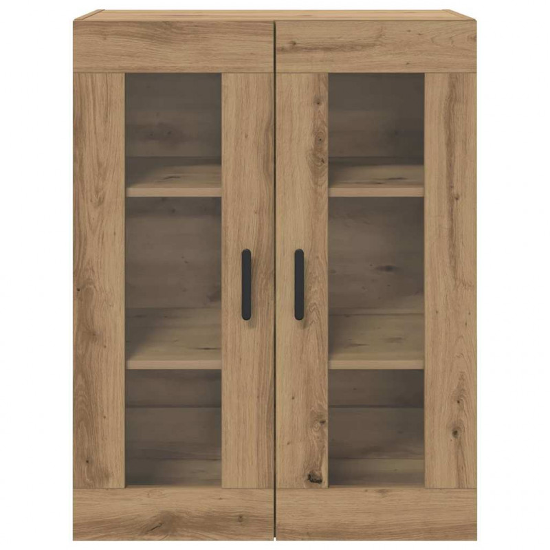 Szafki montowane na ścianie 2 pcs dąb artisan 69,5 x 34 x 90 cm
