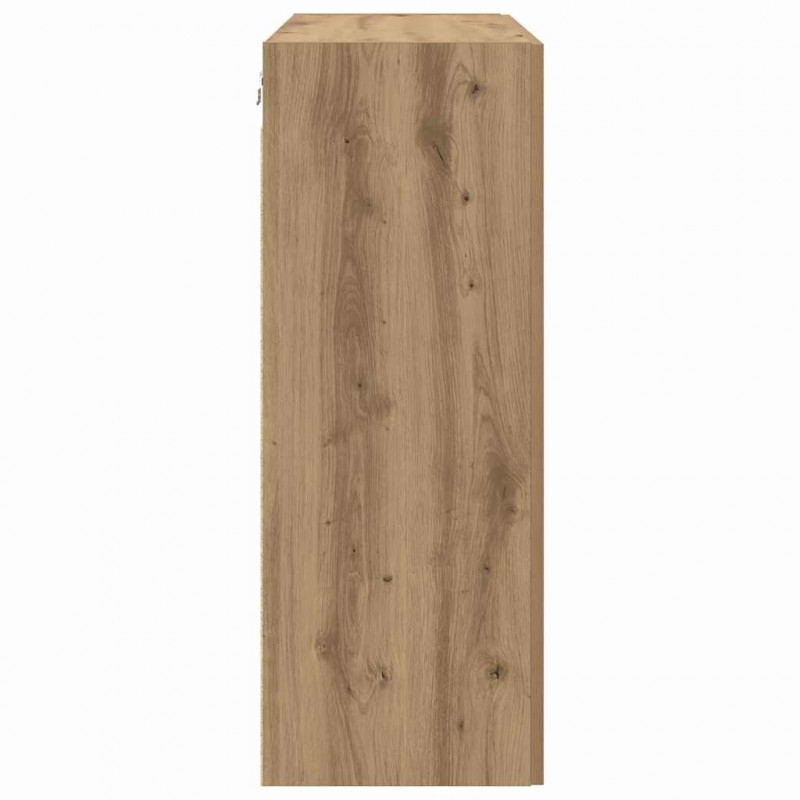 Szafki montowane na ścianie 2 pcs dąb artisan 69,5 x 34 x 90 cm