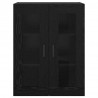 Szafki montowane na ścianie 2 pcs Czarny dąb 69,5 x 34 x 90 cm