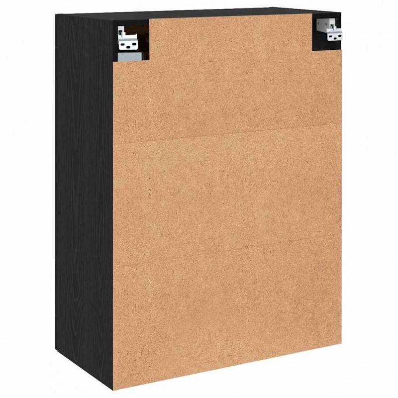Szafki montowane na ścianie 2 pcs Czarny dąb 69,5 x 34 x 90 cm