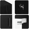 Szafki montowane na ścianie 2 pcs Czarny dąb 69,5 x 34 x 90 cm