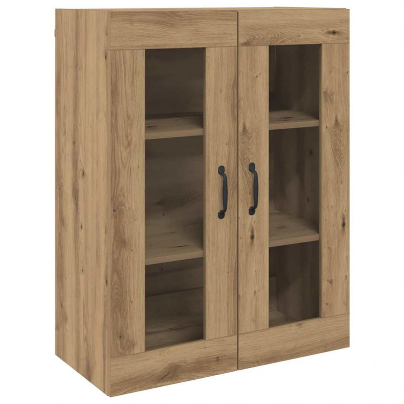 Highboard 2 pcs Dąb rzemieślniczy Materiał drewnopochodny