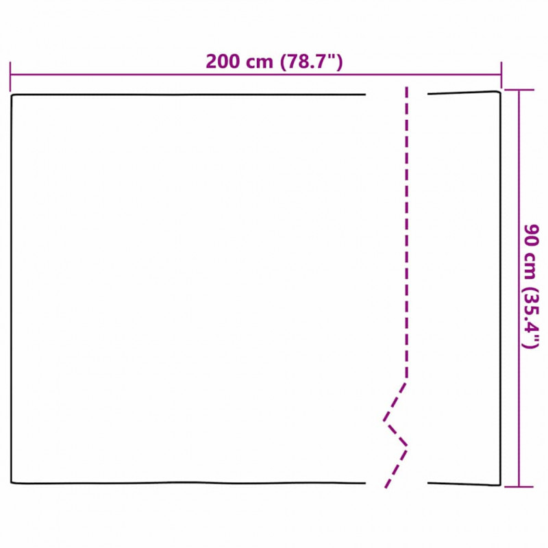 Lustro samoprzylepne 90 x 200 cm 2 pcs Srebrny PET