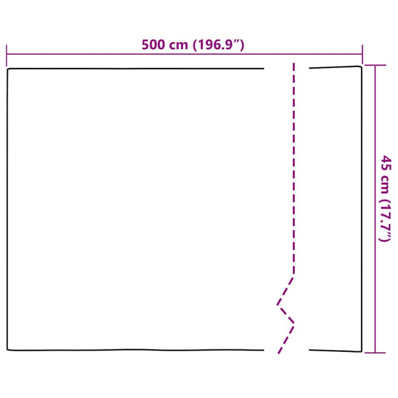 Statyczna folia okienna Biały matowy 45 x 500 cm PVC