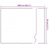 Statyczna folia okienna 45 x 1000 cm PVC