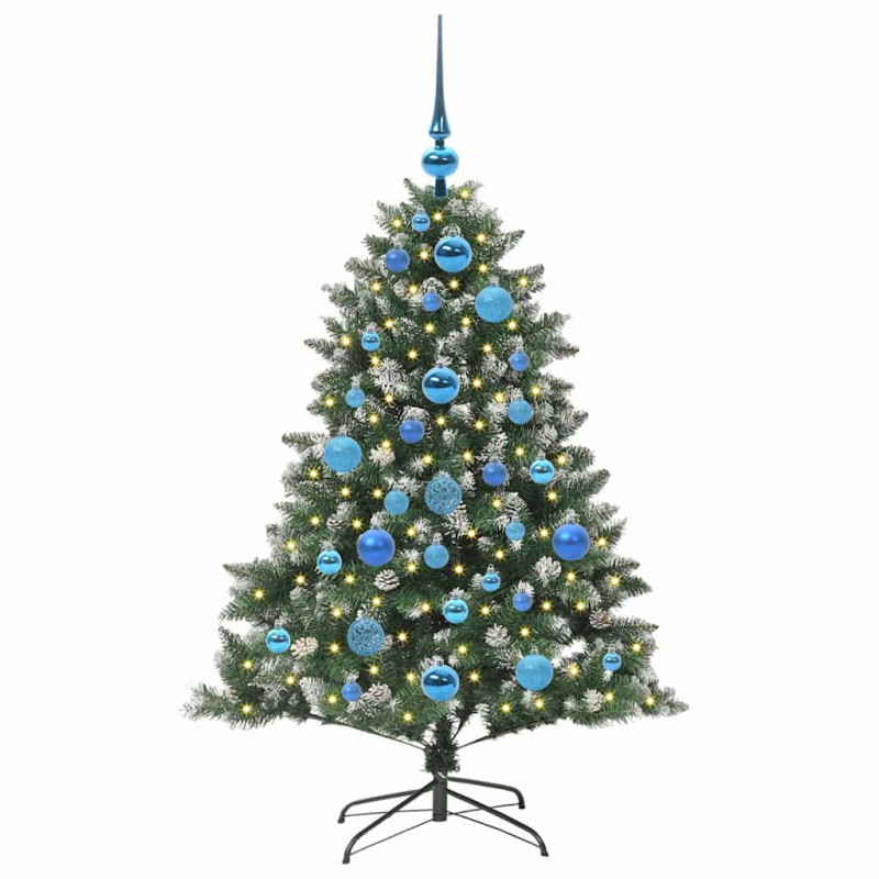 Sztuczna choinka z podstawą Zielony 120 cm PVC, plastik i stal
