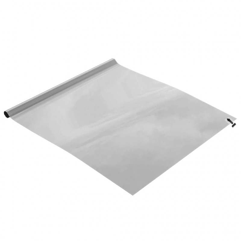 Statyczna refleksyjna folia okienna solarna Srebrny PVC