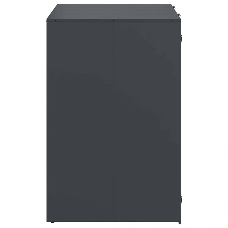 Przechowalnia na 3 kosze na odpady 340 x 77.5 x 115.5 cm Stal